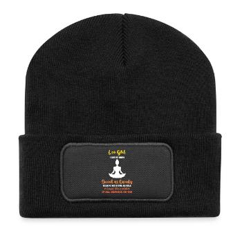 Zodiac sign Leo - Recycled Patch Beanie - black - Front
