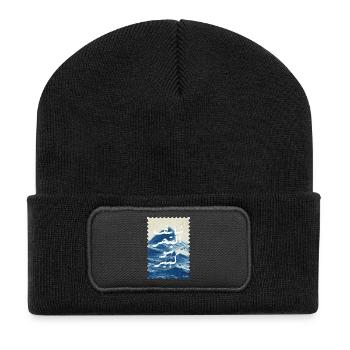 Fairuz | Arabian nostalgia - Recycled Patch Beanie - black - Front