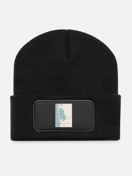 Ringkøbing Fjord Danmark - Recycelte Patch Beanie - Schwarz