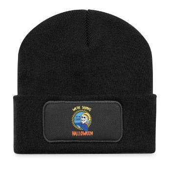 Steig ein bei Losers Skull Drive Wir retten Halloween - Recycelte Patch Beanie - Schwarz - Vorne