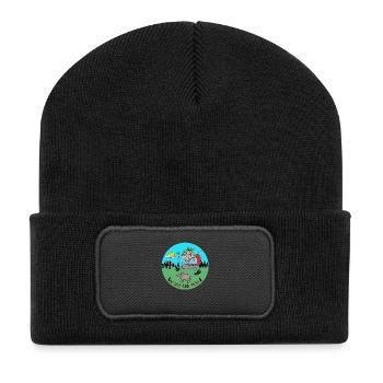 Cheslo: Go Out and Play - Recycled Patch Beanie - black - Front