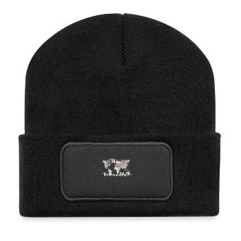 I'm a traveller - Recycelte Patch Beanie - Schwarz - Vorne