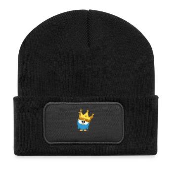 roi Birdie - Beanie recyclé à patch - noir - Devant