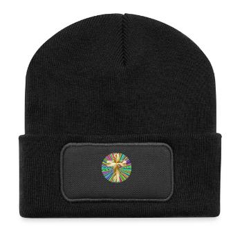 Christentum Collection - Recycelte Patch Beanie - Schwarz - Vorne