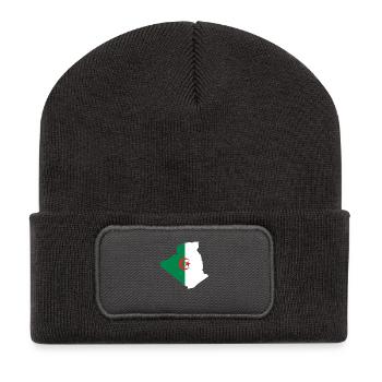 Algérie - Beanie recyclé à patch - charbon - Devant