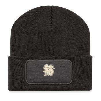 Vecteur de fond de - Beanie recyclé à patch - charbon - Devant