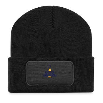 Kauf mir ein Bier. Ich heirate! - Recycelte Patch Beanie - Schwarz - Vorne