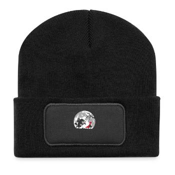 the little red riding hood - Recycled Patch Beanie - black - Front