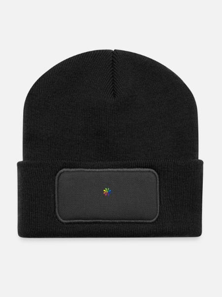 Schuhe Multicolor - Recycelte Patch Beanie - Schwarz