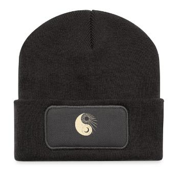 Cosmic Balance - Recycelte Patch Beanie - Dunkelgrau - Vorne