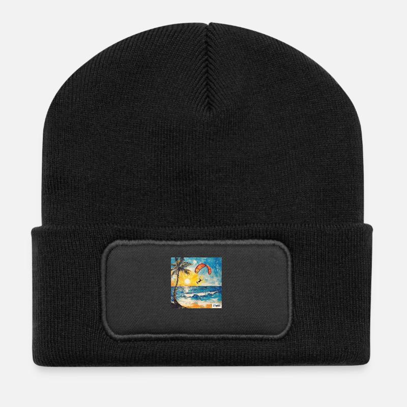 Kite - Recycled Patch Beanie - black
