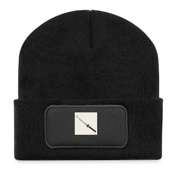 Samurai Sword : un chef-d’œuvre de la forge - Beanie recyclé à patch - noir - Devant