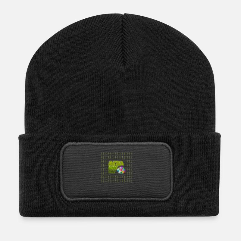 PARTEI - Recycelte Patch Beanie - Schwarz