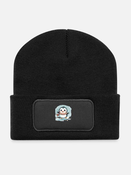 Penguin - Recycled Patch Beanie - black
