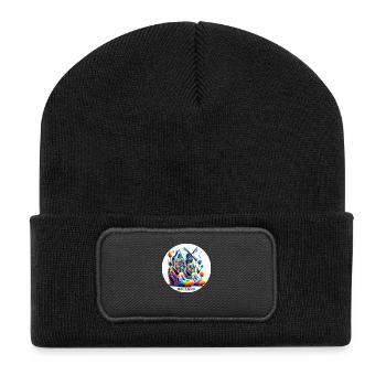 Niederlande Bunt LGBTQ - Recycelte Patch Beanie - Schwarz - Vorne