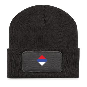 Republika Srpska - Recycelte Patch Beanie - Dunkelgrau - Vorne