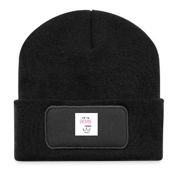 No Time For Drama - Recycled Patch Beanie - black - Front