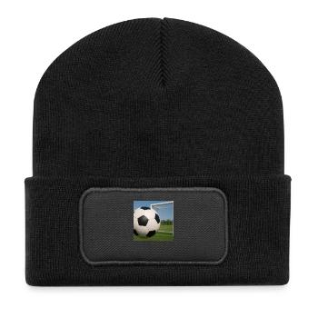 Sport - Football - Beanie recyclé à patch - noir - Devant