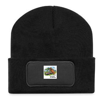 Discover our high-quality Camperliebe 50+ shirt - Recycled Patch Beanie - black - Front