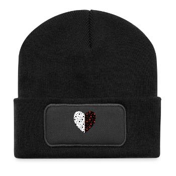 Heart - Recycled Patch Beanie - black - Front