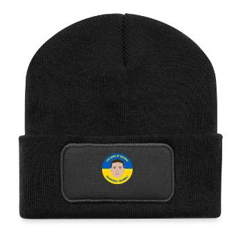 Zelensky Ukraine - Beanie recyclé à patch - noir - Devant