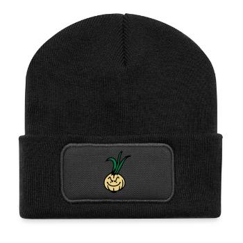 Oignon Evil 3 - Beanie recyclé à patch - noir - Devant