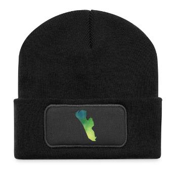 Fanoe - Recycelte Patch Beanie - Schwarz - Vorne