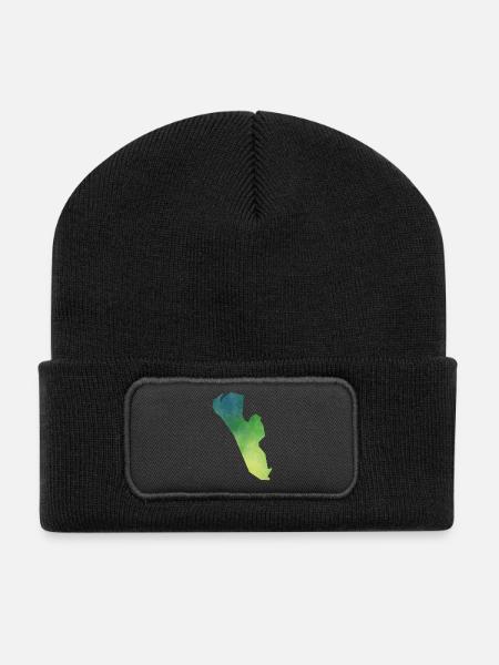 Fanoe - Recycelte Patch Beanie - Schwarz