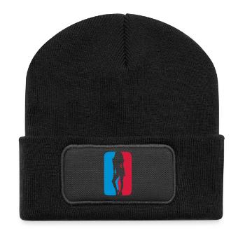 JGA Girl - Recycelte Patch Beanie - Schwarz - Vorne