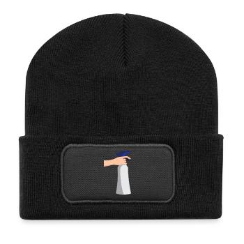 Nettoyage Nettoyage Nettoyage dame balai wischmop74 - Beanie recyclé à patch - noir - Devant