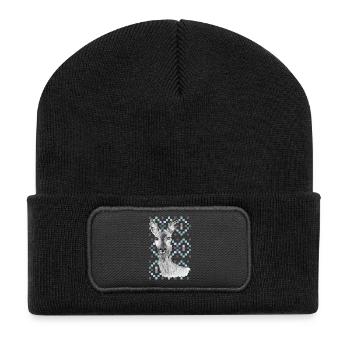 Roe - Recycled Patch Beanie - black - Front