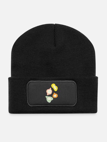 Exotic fruits - Recycled Patch Beanie - black