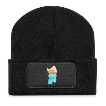 Non C’è Problema in Sardegna - Recycelte Patch Beanie - Schwarz - Vorne