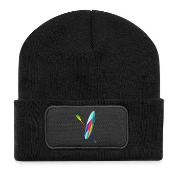 Stand up paddle paddle board coloré - Beanie recyclé à patch - noir - Devant