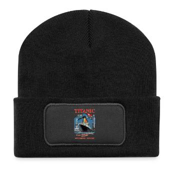 TITANIC création Louis RUNEMBERG © Adagp - Beanie recyclé à patch - noir - Devant