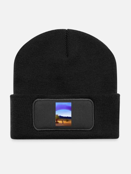 Arabian Desert - Recycled Patch Beanie - black
