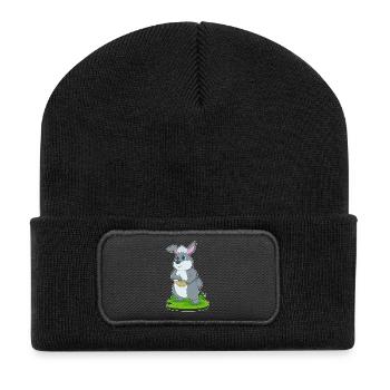 Rabbit Cooking Bowl Cooking - Recycled Patch Beanie - black - Front