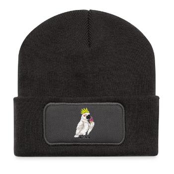 Parrot Waffle Ice Cream - Recycled Patch Beanie - dark grey - Front