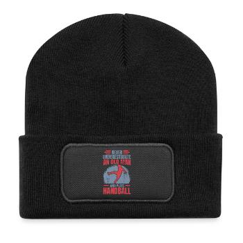 Handball Grandfather - Recycled Patch Beanie - black - Front