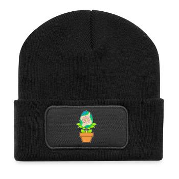 Plant Easter Easter Egg - Recycled Patch Beanie - black - Front