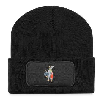 Skater Rat Hip Hop Rap Skater Rat - Recycled Patch Beanie - black - Front