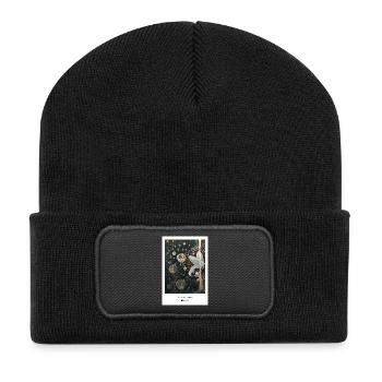 Handstand in the dark: Be strong in & out, BE YOU - Recycelte Patch Beanie - Schwarz - Vorne