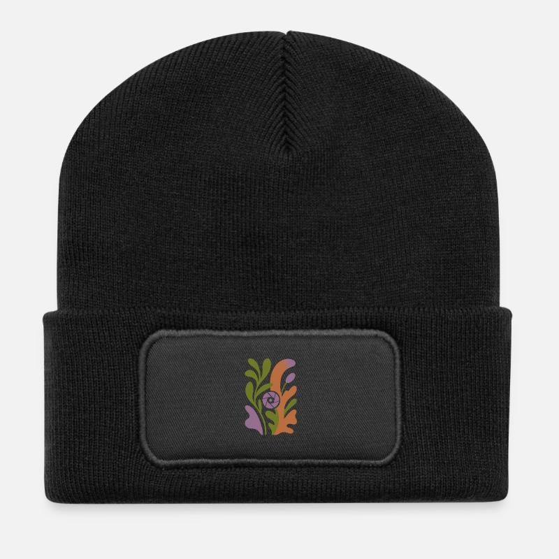 Creative Lens – Die Natur mit dem Auge - Recycelte Patch Beanie - Schwarz