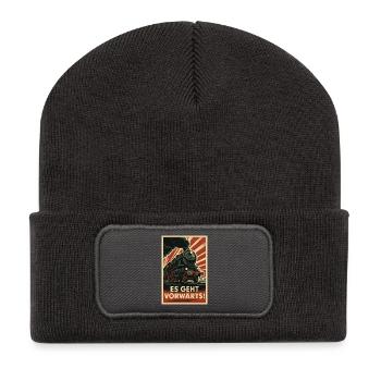 Railways Moving forward - Recycled Patch Beanie - dark grey - Front