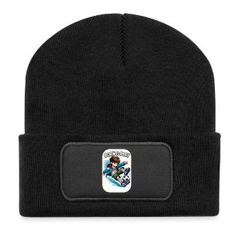 Kicker Kid - Beanie recyclé à patch - noir - Devant