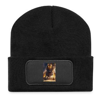 Awakened Sphinx of Fire - Recycled Patch Beanie - black - Front