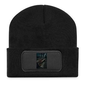 Rusty Key to Forgotten Secrets - Recycled Patch Beanie - black - Front