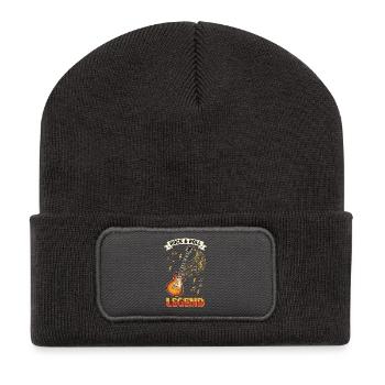 Rock & roll legend - Recycled Patch Beanie - dark grey - Front
