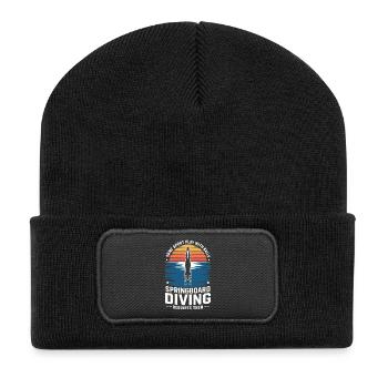 Diving diving board - Recycled Patch Beanie - black - Front