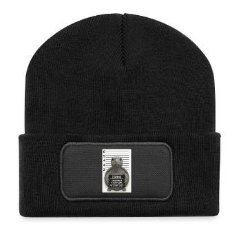 Tortue – Trop rapide pour le territoire - Beanie recyclé à patch - noir - Devant